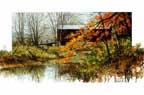 "Fall at Bean Blossom Bridge"